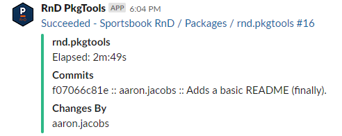 TeamCity Build Message